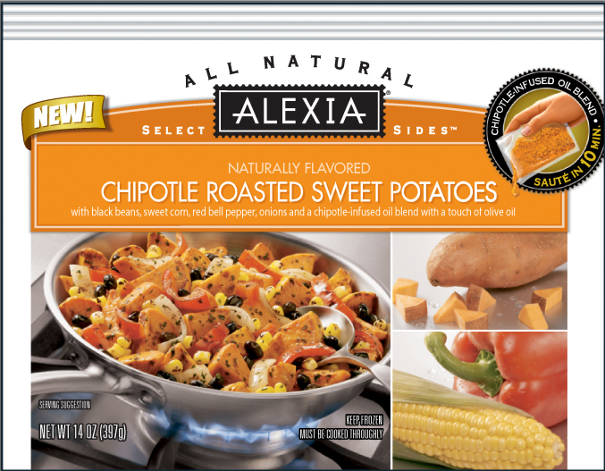 Frozen Chipotle Roasted Sweet Potatoes 12/14 oz bags