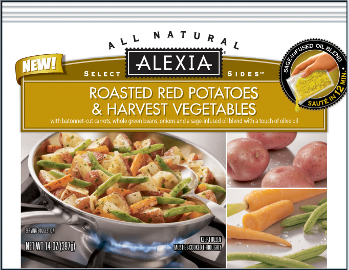 Frozen Roasted Red Potatoes & Harvest Vegetables 12/14 oz bags