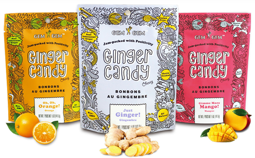 GemGem Ginger Candy Chews Gemgem ginger candy chews